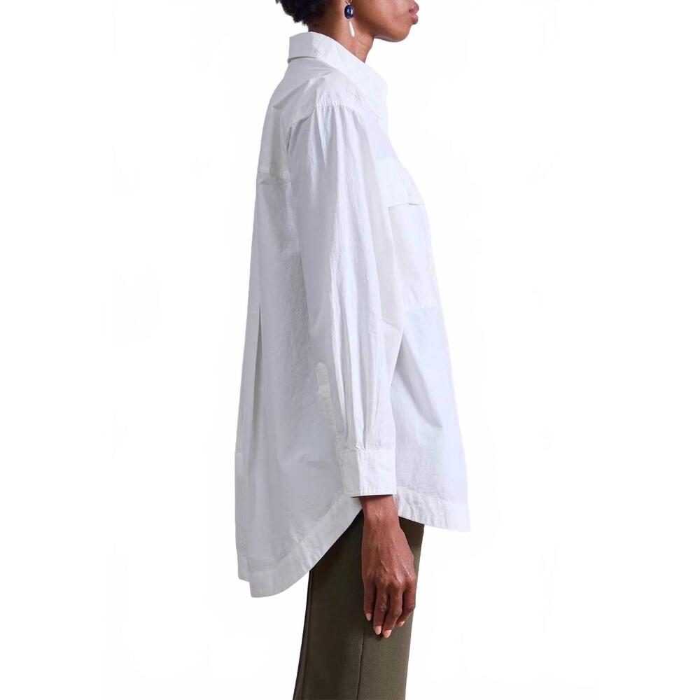 NEW APIECE APART flowe oversized shirt in cream - Picture 5 of 7